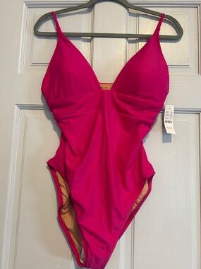 Bright Fuchsia JCREW Bathing Suit - Vivid Pink one piece